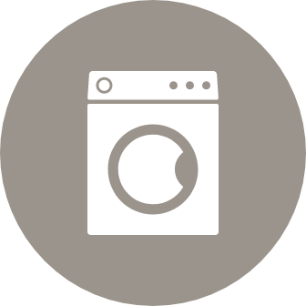 Laundry is easy with your in-home washer and dryer
